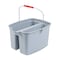 Rubbermaid Commercial 19 qt Gray, Plastic FG262888GRAY - alternate 1